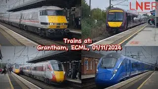 Christmas Advent Calender 2024 Day 1 | Trains at: Grantham, ECML, 01/11/2024