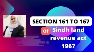 Section 161 to 167 of Sindh land revenue act 1967 in Sindhi by Ambreen.