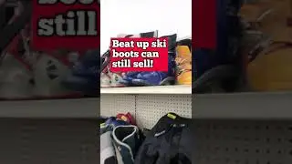 Beat up ski boots can still SELL