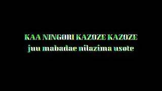 M.A 254 - KAZOZE (LYRICS VIDEO)