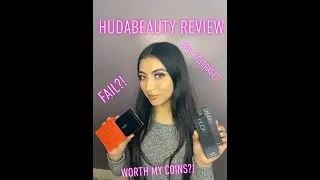 HUDA BEAUTY: FIRST IMPRESSION / REVIEW (FIRST YOUTUBE VIDEO)