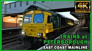 GRAFFITI CLASS 66 And ECML Action PETERBOROUGH