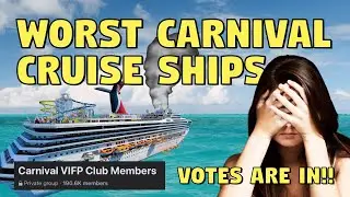 Carnival&rsquo;s Worst Ships 2022 Ranked | SURPRISE GIVEAWAY