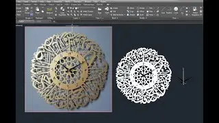 how to draw wall clock design in AutoCAD 100% . #art   #design  learn AutoCAD basics drafting too;s