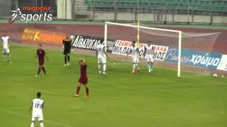Νίκη Βόλου - ΑΕΛ 1-2 (Φάσεις και γκολ)