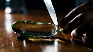 Slicing This Most Satisfying Cucumber 🥒 Glass | Satisfying Video