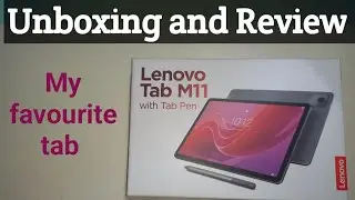 Unboxing and review, Lenovo tab with pen. By tech idea hindi.
