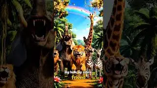 Fun Animals for Kids 🐶🐱 | Learn Animal Names & Sounds #shorts
