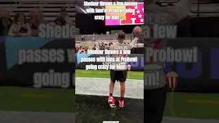 Shedeur throws a few passes with fans at Probowl going crazy for him! 🍿