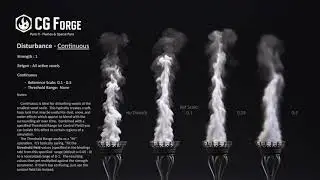 Houdini Pyro - Disturbance Continuous Settings - CG Forge