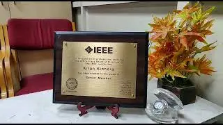 IEEE Senior Member Plaque Kinnera kiran