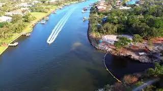 Palm Coast Waterways and Trails Drone View