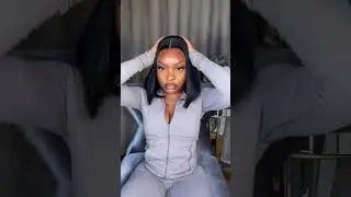 Stunning Amazon $59 Bob human hair wig#shorts #bobwig #hdlacewig #gluelesswig #wigs #blackgirlmagic