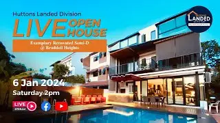 LIVE Open House - Exemplary Renovated Huge Semi-D @ Braddell Heights