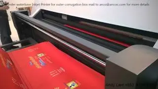 outer corrugation box  water base inkjet printer