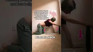 Diastasis Prevention & Healing HACK! #doctor #mom #pregnancy #postpartum #fitness #diastasis #fyp