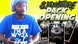 WHO'S THAT SIGNATURE PLAYER? Madden 17 Ultimate Team SIGNATURE PACK OPENING (MUT 17 PS4)