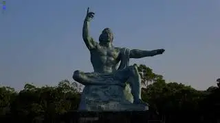 Friedenspark & Atombomben-Hypozentrum in Nagasaki, Japan