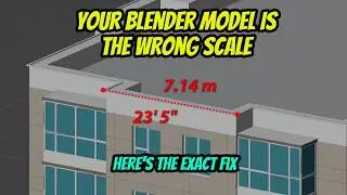 Stop Eyeballing Scale in Blender — Use This Method Instead