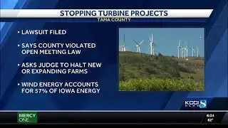 Lawsuit filed over Iowa wind turbine projects