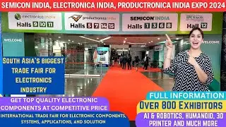 Semicon India, Electronica India, Productronica India 2024 | Leading trade fair for electronics