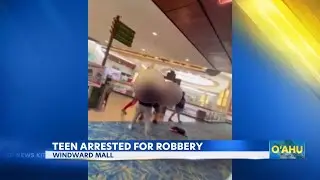 Teen arrested for robbery in Windward Mall mobbing