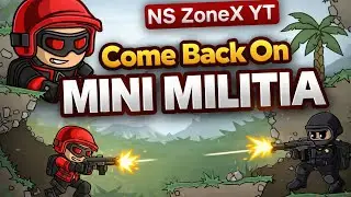Mini Militia Old Player Returns 🔥 | NS ZoneX YT Is Back 😈 #minimilitia #gaming #video