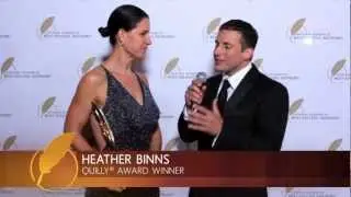 Best-Selling Author, Heather Binns, Receives Quilly Award for her Book Results Fitness