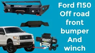 Ford f150 2012 and up off road front bumper and winch