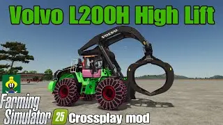 Модификация для кроссплатформенной игры Volvo L200H High Lift / FS25