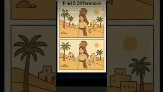 find 5 difference between the picture #shorts #viral #entertainment #puzzle