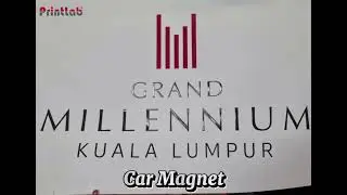 Car Magnet Custom Size - Custom Car Magnet Print - Magnetic Car Sign - Car Magnetic Sticker