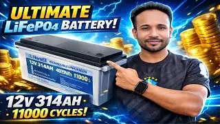 HeroEE LiFePO4 Battery: 12V 314Ah | 11,000 সাইকেলস – Discover Its Power! #techvoltbd