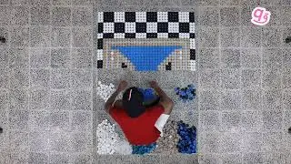 Through the Window 🌿 A #3d Nature View Made from Bottle Caps!