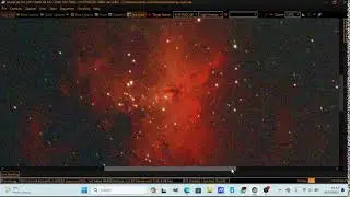 Eagle nebula M16 live from a skywatcher 50ED