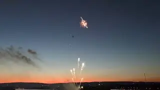 Großes Feuerwerk zu Mainz Johannes Nacht 2024