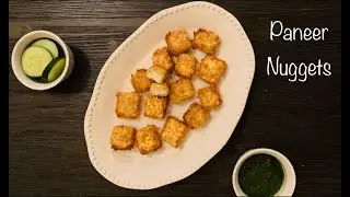 Paneer Nuggets in Air Fryer Recipe | Indian Cottage Cheese Bites | Air Fryer Paneer Popcorn Recipe