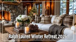 Ralph Lauren Winter Retreat 2026 ❄️✨ Timeless Luxury Home Decor Beyond the Holidays