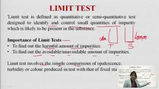 Limit Test for Iron and Heavy Metals Part-1