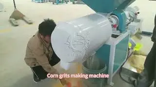 High-speed corn grits machine tested!