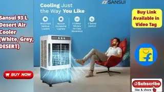 Sansui 93 L Desert Air Cooler (White, Grey, DESERT) ##Cooler #desertcooler