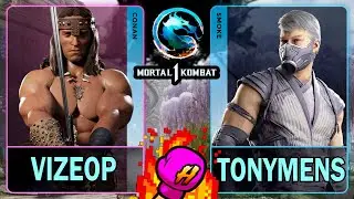 MK1 Vizeop (CONAN) VS Tonymens (SMOKE)🥊Mortal Kombat 1🥊4K 60ᶠᵖˢ