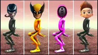 🔥 Alien Dance Battle with Venom, Wolverine, Squid Game Guard & Boss Baby 😱🔥