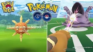 CAPTURA Y PELEA #11! SOLROCK IMPARABLE! (ANTES DEL EVENTO DE LUCHA) [Pokémon GO-davidpetit]