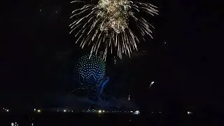 EAA Airventure Oshkosh 2024 Fireworks and Drone Show