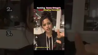 Ranking  Jenna Ortega's Best Singing Moment.#WednesdaySeason2 #JennaOrtega #CelebritySinging