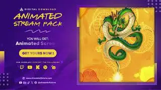 Dragon Ball Z Twitch Overlay Pack &mdash; Animated Stream Package