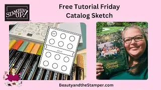 Let&rsquo;s Make a Handstamped Card - Free Tutorial Friday - Catalog Sketch