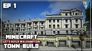 Прогулка вдоль канала | Давайте построим Уолгемптон | Город в Minecraft