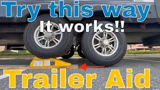 How to use a Trailer-Aid for an RV flat tire. Demonstration video RV Tips for anyone